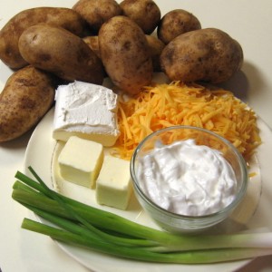 party potatoes - ingredients
