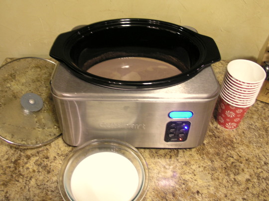 Crock Pot Hot Chocolate Half & Half