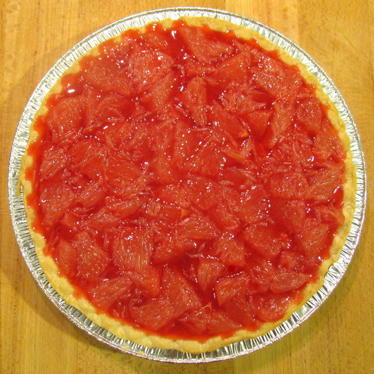 Grapefruit Pie - filled