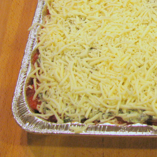 Veggie Lasagna - ready to bake