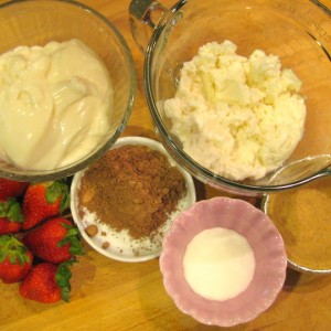 Cocoa Berry Tarts - Ingredients