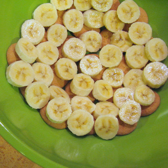 Banana Pudding - wafer layer with bananas