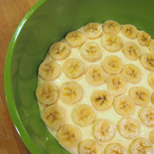 Banana Pudding - pudding layer with bananas