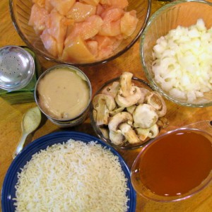 Skillet Chicken and Rice - Ingredients