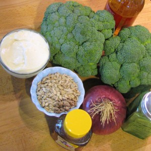 Broccoli Salad - Ingredients