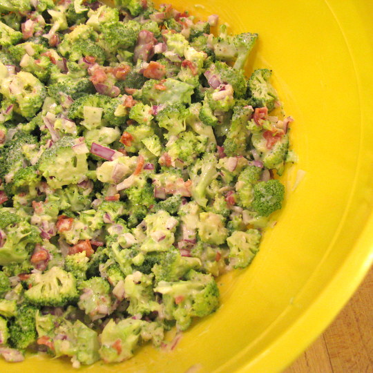 Broccoli Salad - Dressed