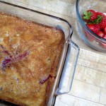 Strawberry Cobbler Cake