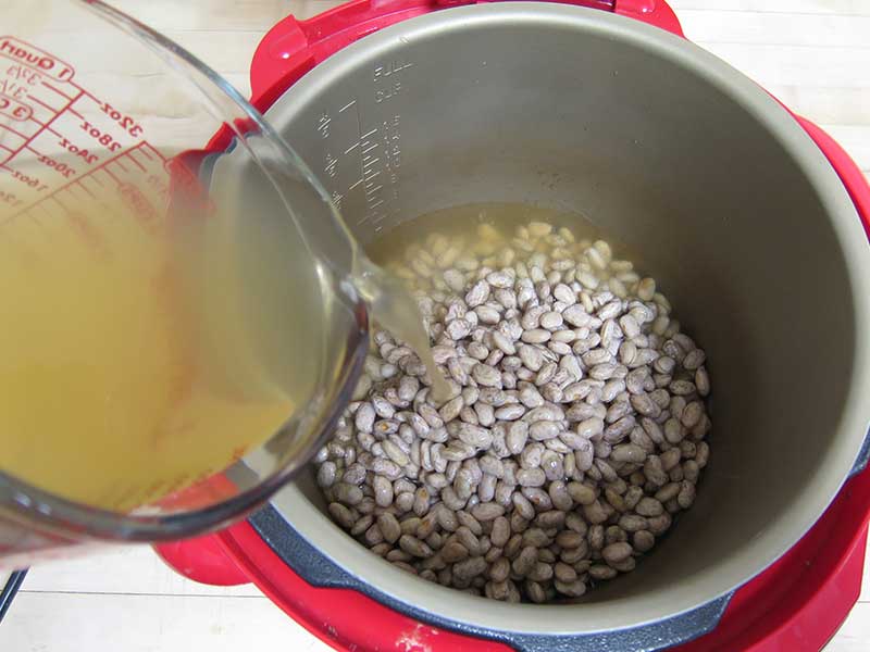 Pressure Cooker Brown Beans
