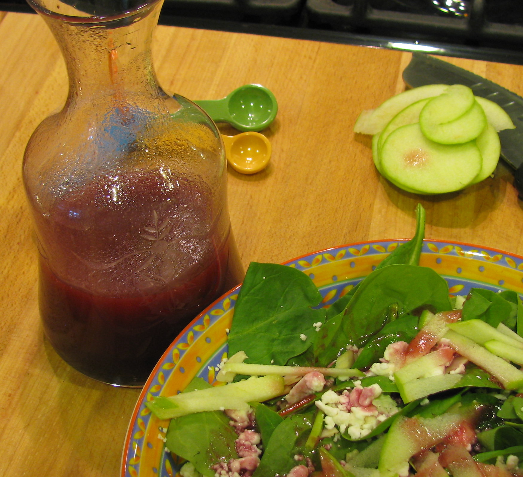 Summer Salad with Blackberry Vinaigrette