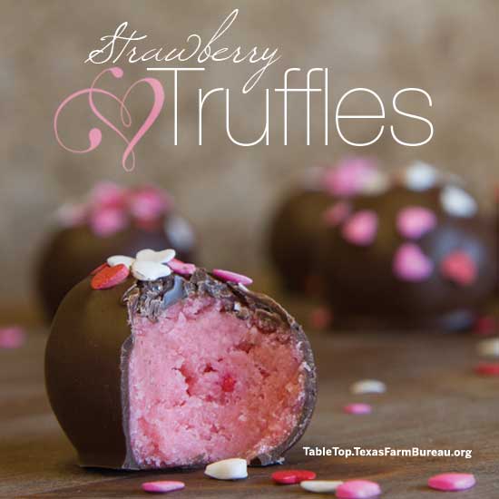strawberry truffles