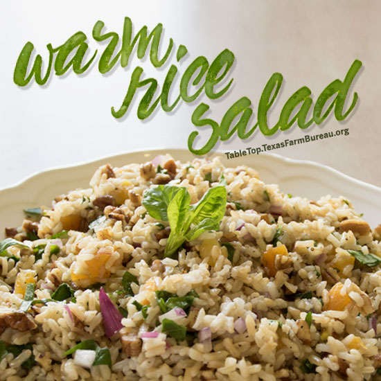 warm rice salad