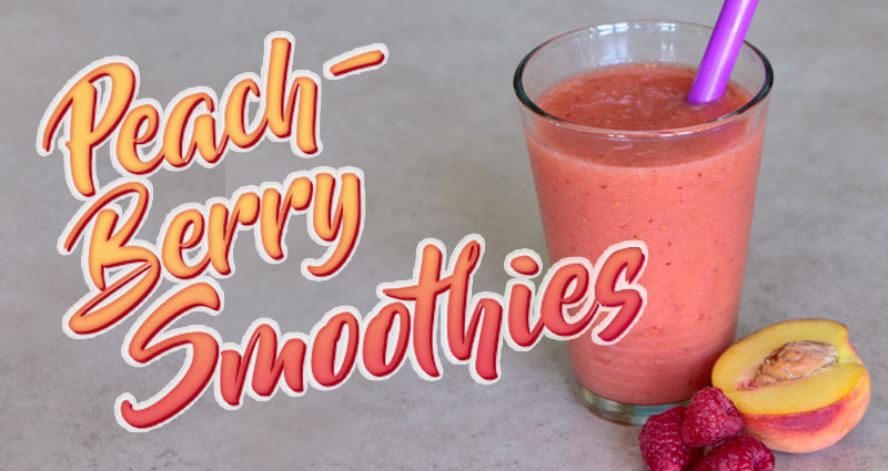 Peach-Berry Smoothies