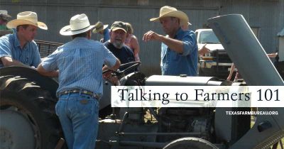 Talking to farmers 101