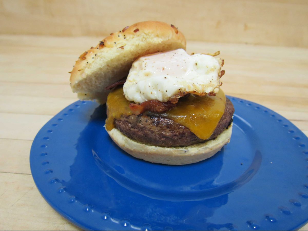 Fried Egg Burger Texas Farm Bureau Table Top
