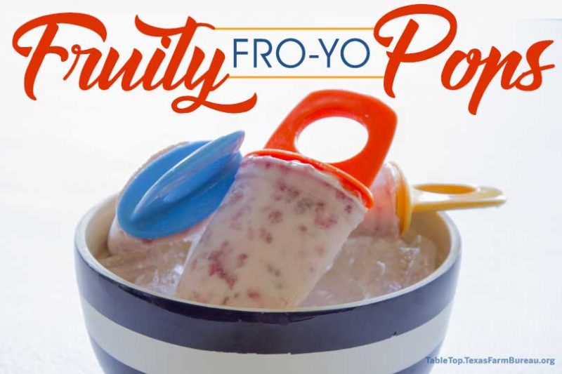 Fruity Fro-Yo Pops