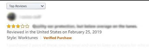 a verified review from amazon
