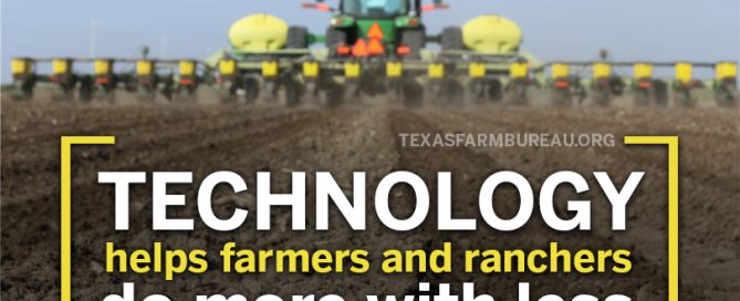Today’s farmers and ranchers grow more while using less. And use technology to help.
